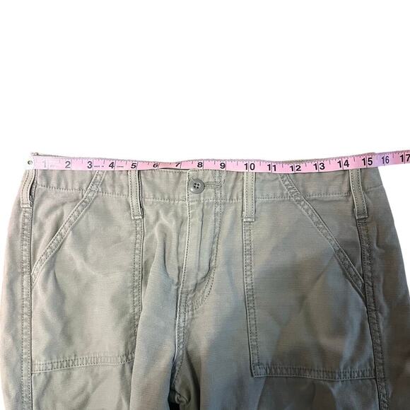 Levi’s Green Cargo Cropped Pants Size 6 - Picture 6 of 7